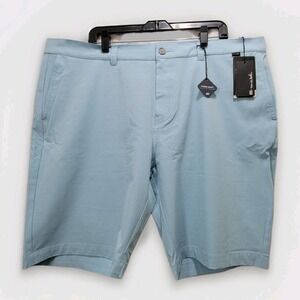 NEW Travis Matthew Switchbacks Hybrid Golf‎ Shorts Mens Size 42 Blue Atleisure